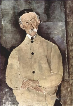 ムッシュ・ルプートルの肖像 1916年 アメデオ・モディリアーニ Oil Paintings